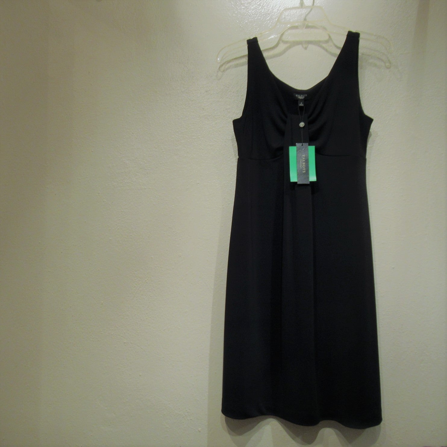 Talbots Black Knit S L Dress
