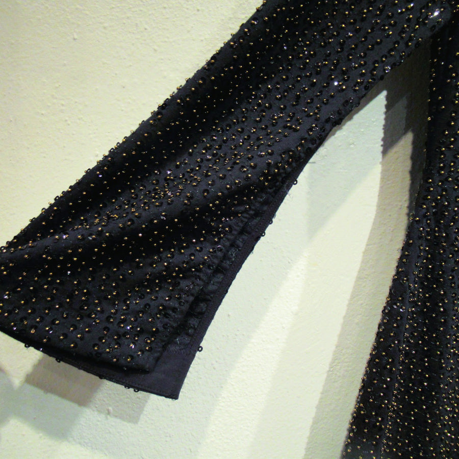 Altar'd State Black Polyester Knit Beaded L S Dress Clotheshorse Consignment Boutique Altar'd State Black Polyester Knit Beaded L S Dress Clotheshorse Consignment Boutique