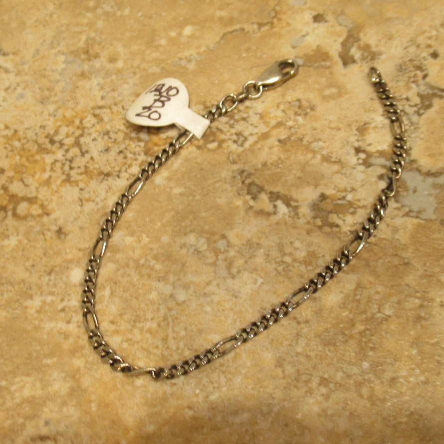 Sterling silver Narrow Curb Chain bracelet