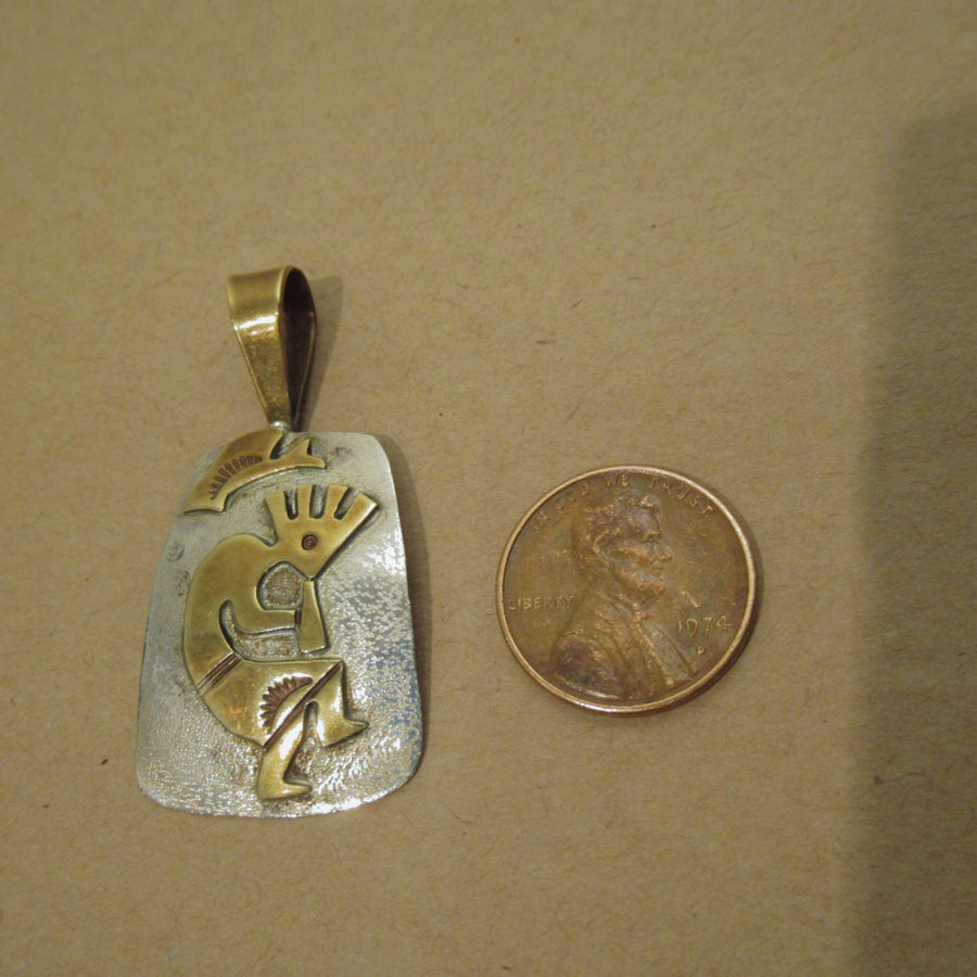 Sterling silver Rectangular Bail pendant
