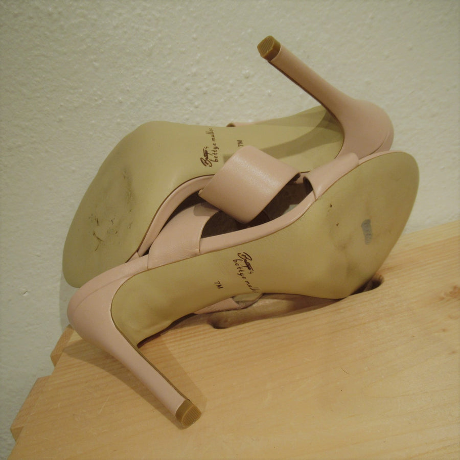 Bettye by Bettye Muller Ballet pink Leather High Sandals