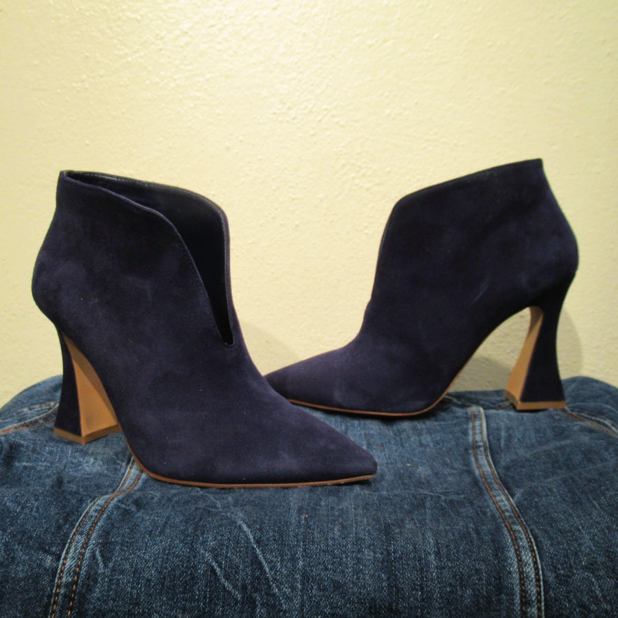 Vince Camuto Navy Suede High Pumps