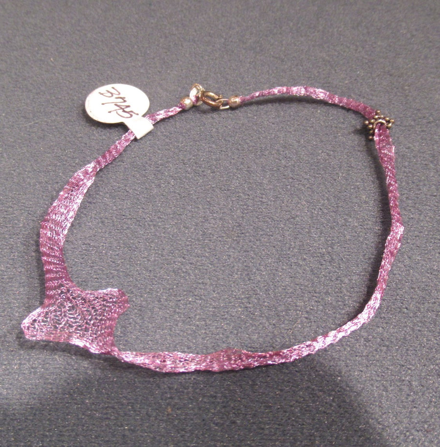 Sterling silver Mesh Lilac Chain bracelet