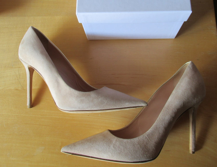 Christian Dior Beige Suede/Leather High Pumps