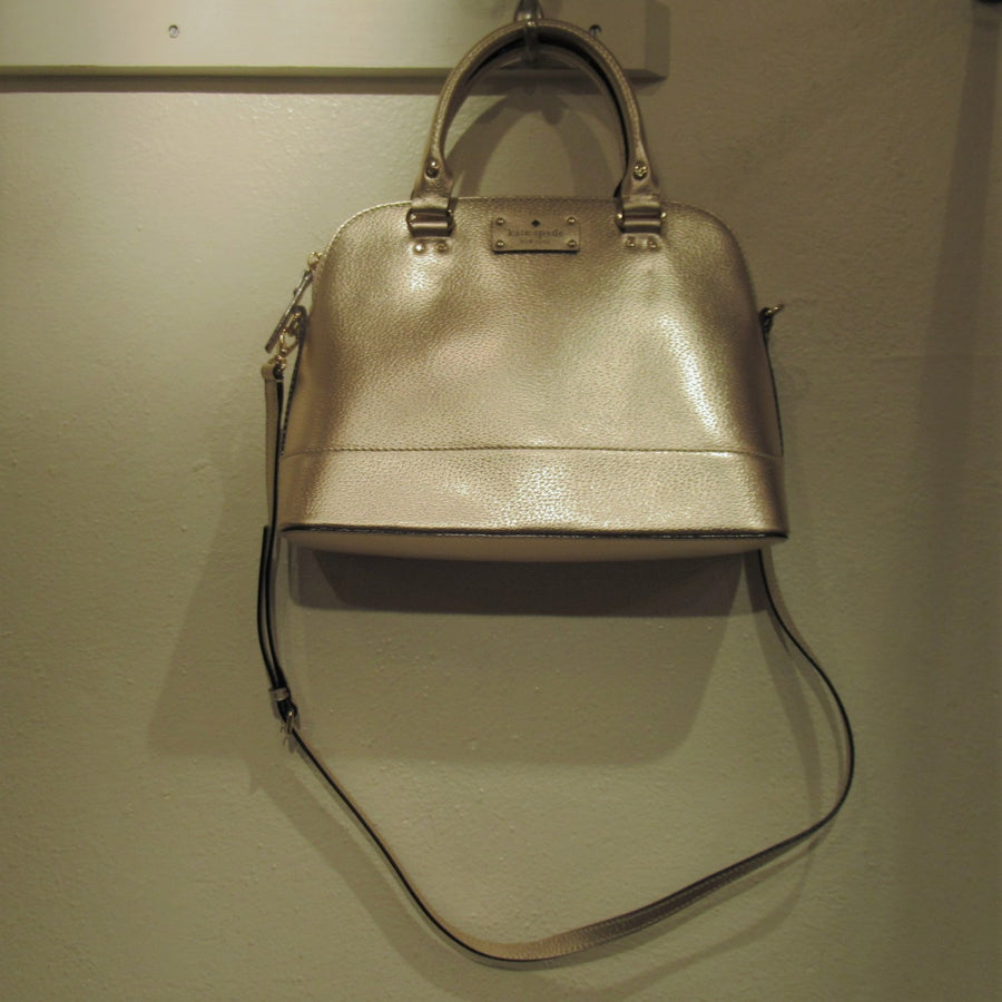 Kate Spade Gold Leather Handbag