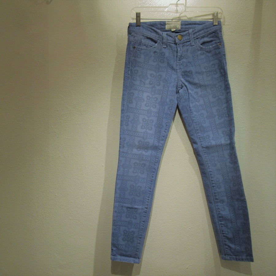 Current Elliott Blue Print Jeans
