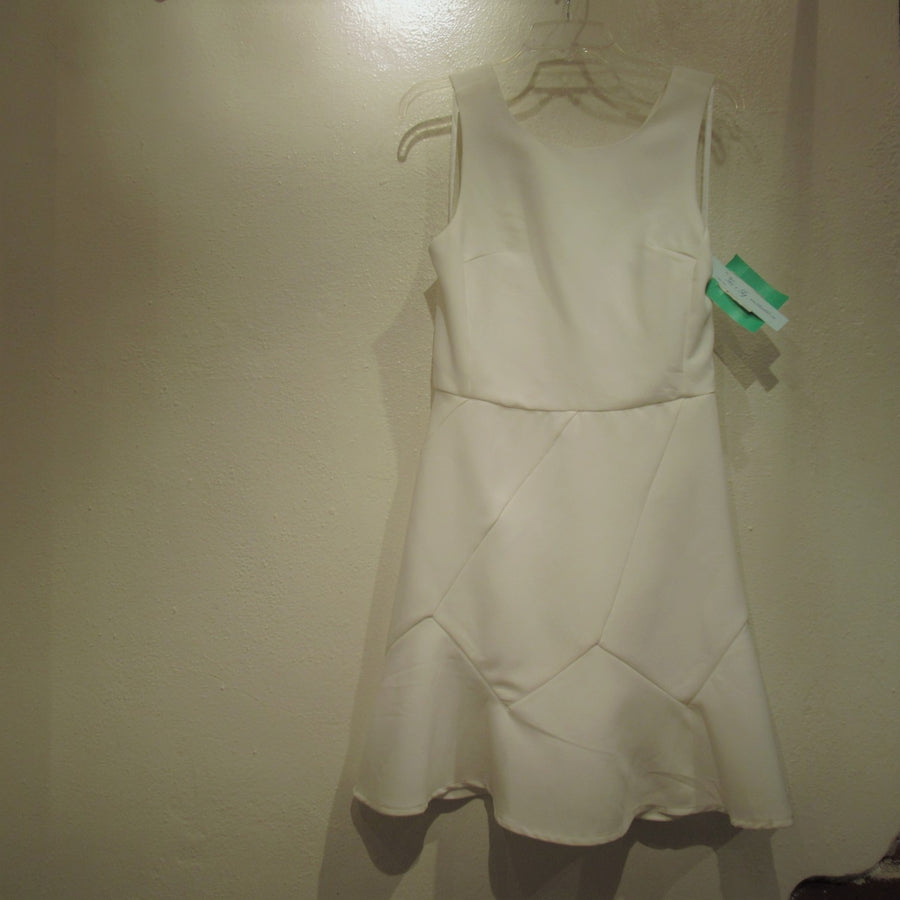 She + Sky Ivory Polyester S L Dress