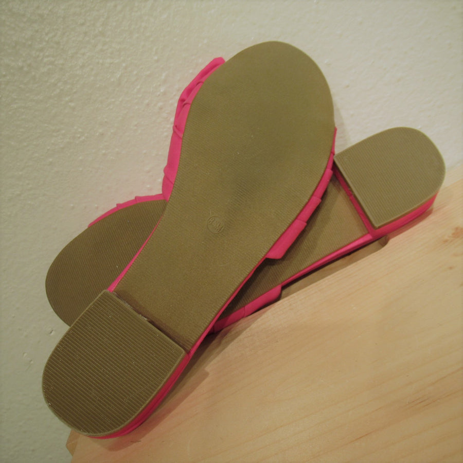 Diba Hot pink Fabric Bow Sandals