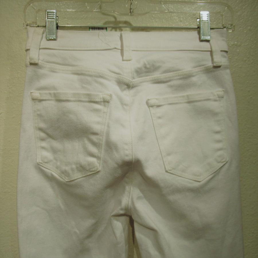 J Brand White High rise Ankle Jeans