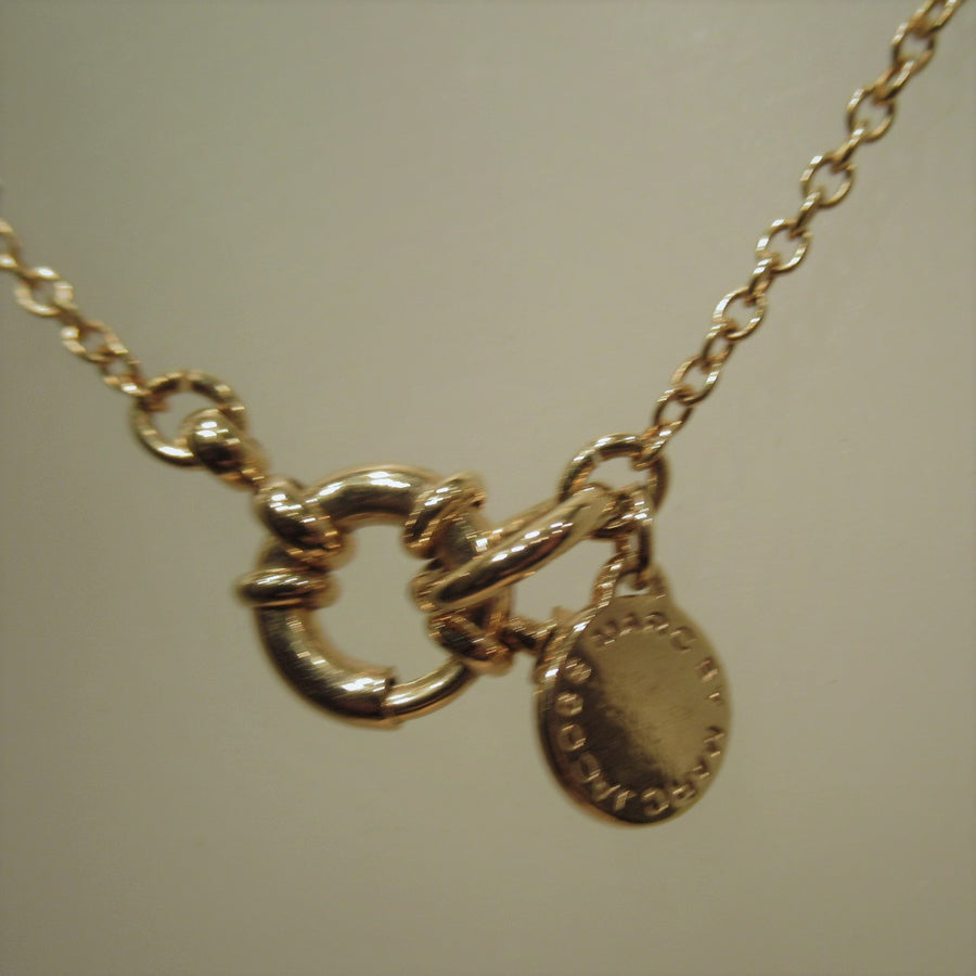 Gold toned Rabbit 30 in Bronze Marc by Marc Jacobs Chain necklace