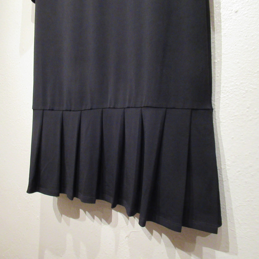 White House Black Market Black Rayon Knit 3/4 Dress