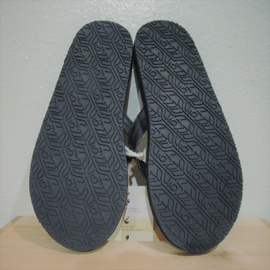 Feel Goodz Black Man-made Thong Sandals