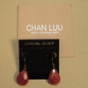 Sterling silver Teardrop Faceted Wine Chan Luu Wire dangle earrings - Clotheshorse Boutique