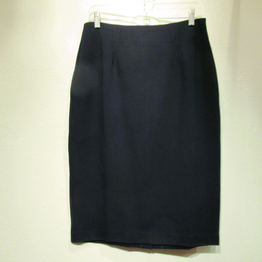 Eileen Fisher Black Viscose blend Knit Skirt