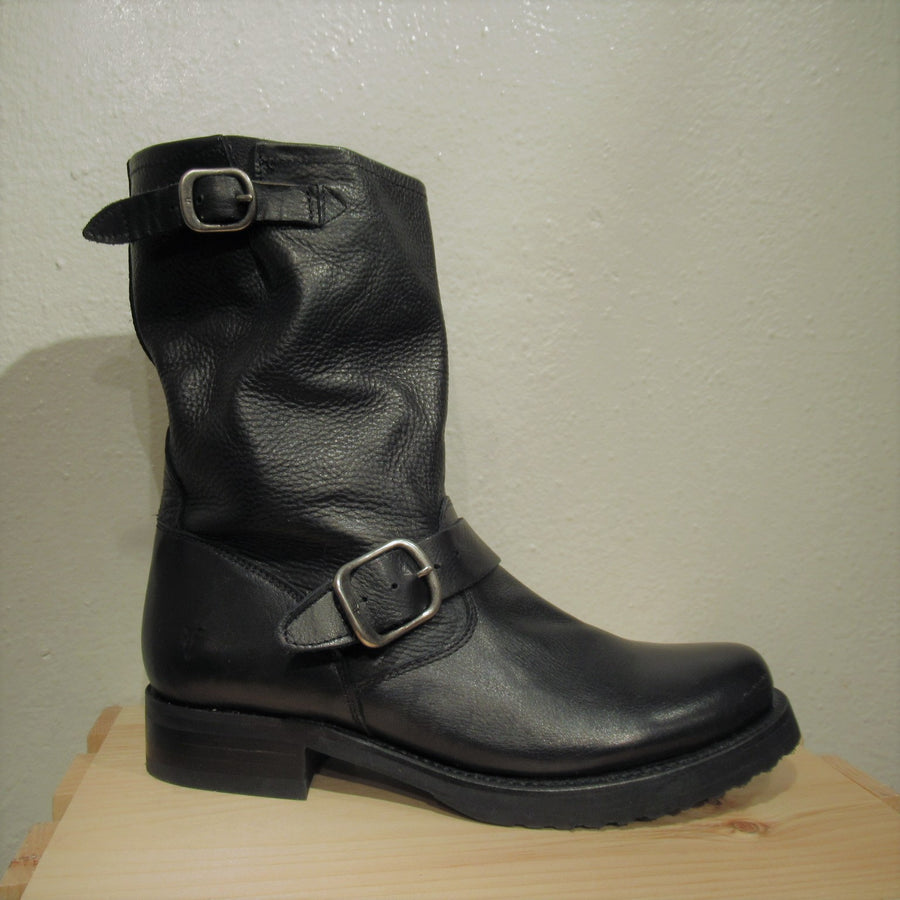 Frye Black Leather Pebbled Calf boots - Main Image
