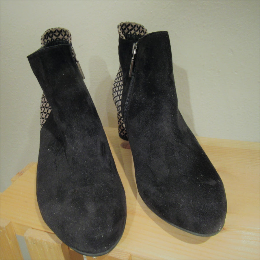 Beautifeel Black Suede Ankle boots