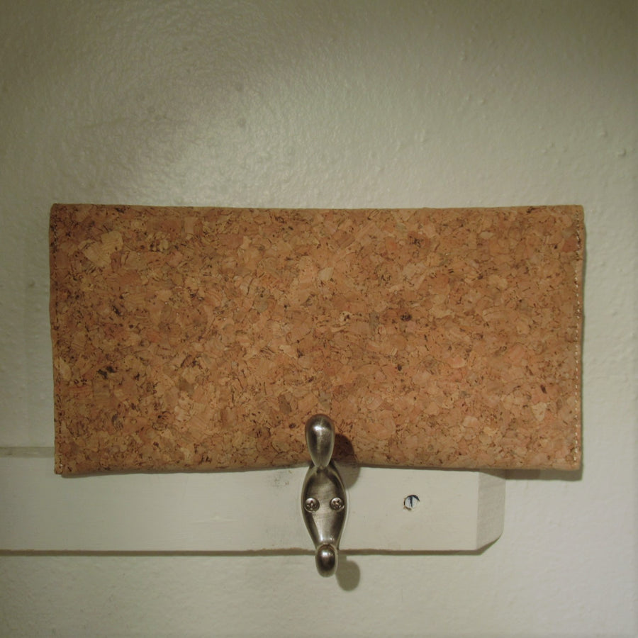 Banana Republic Tan Cork Bejeweled Clutch purse