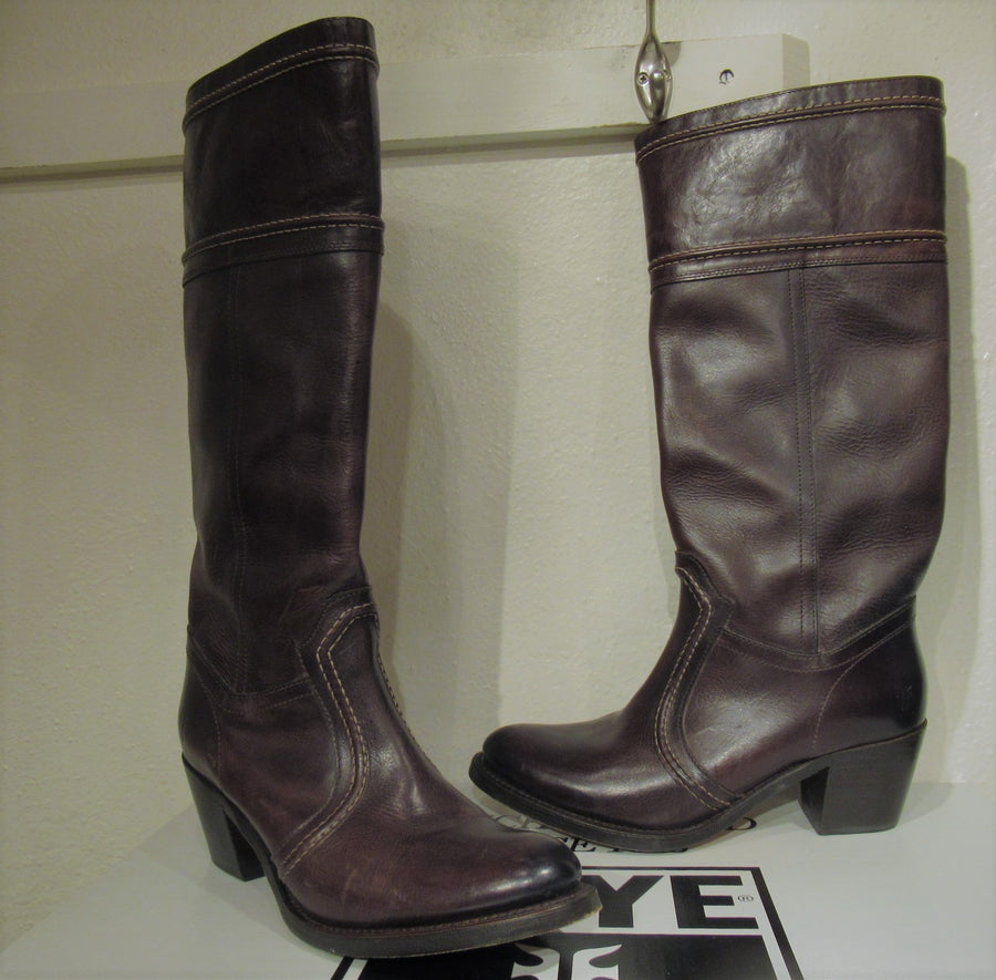 Frye Dk brown Leather Knee boots